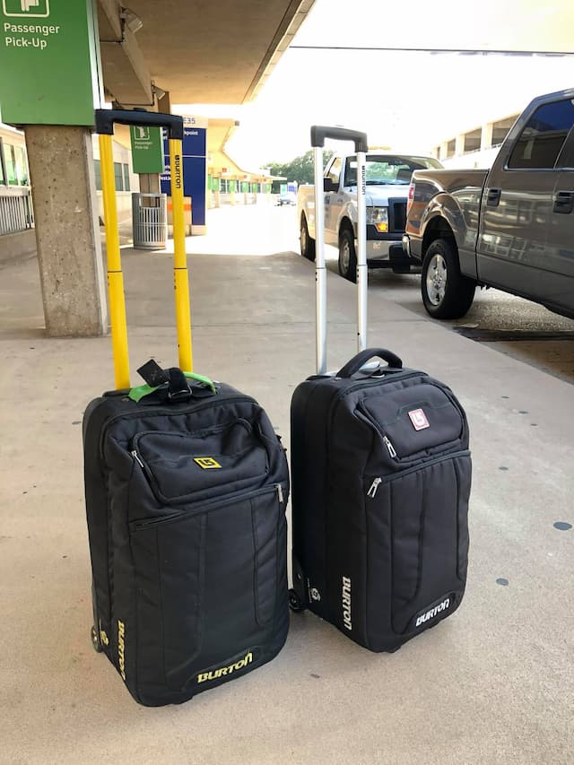 Burton carry-on suitcase